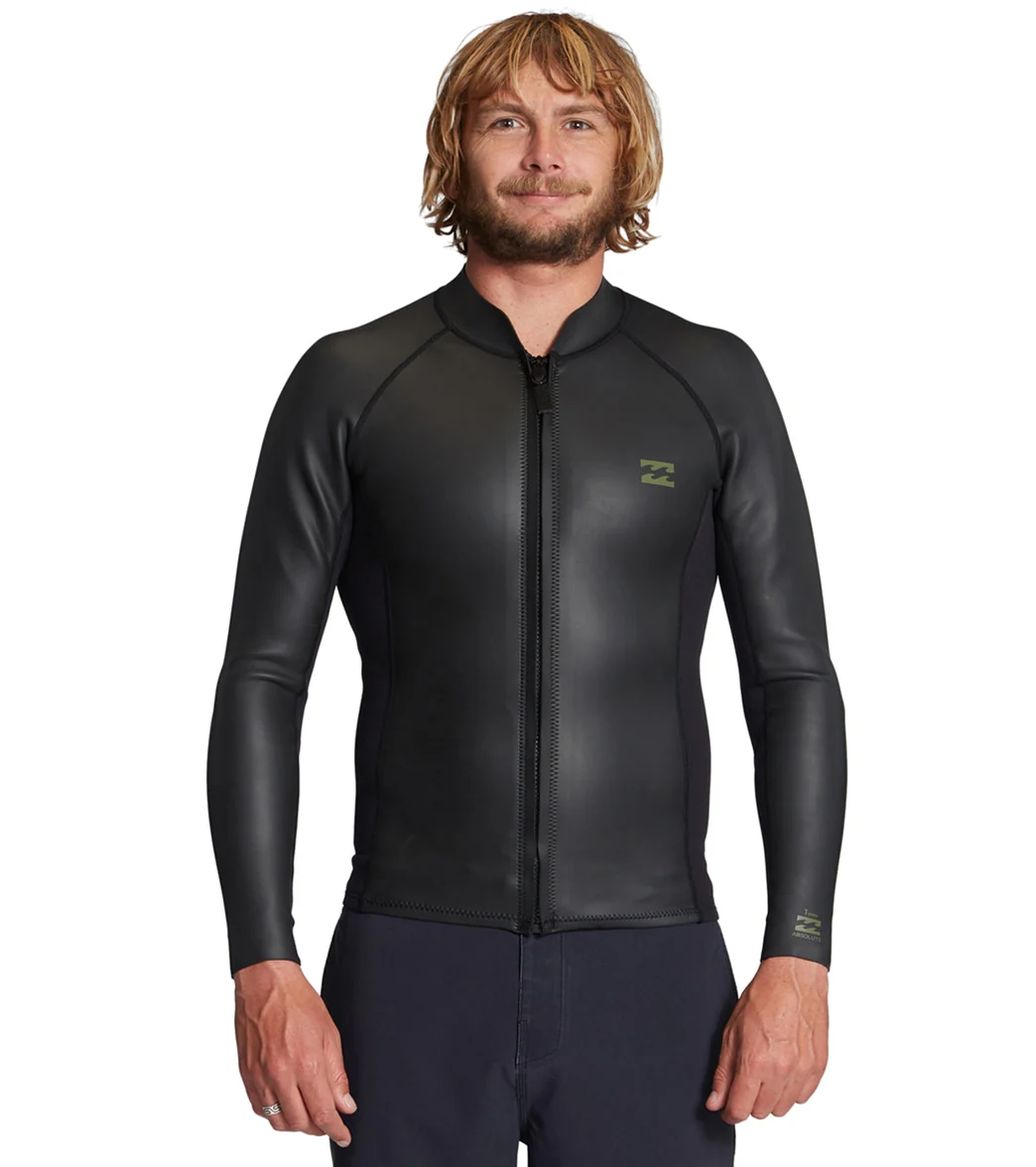 Billabong Men's 4/3mm Absolute GBS Front Zip Wetsuit Jacket - Image 7