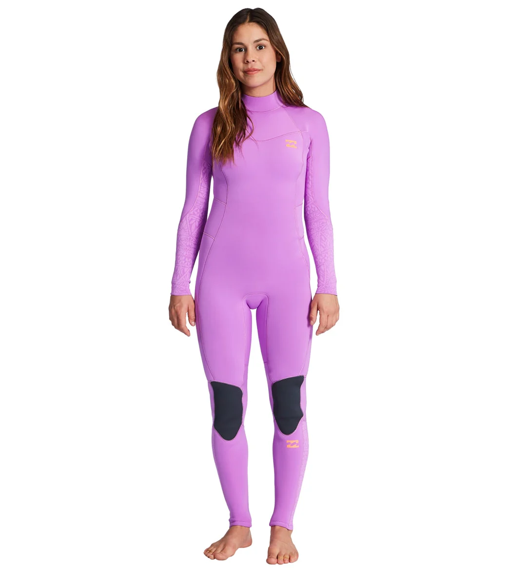 Billabong Women's 3/2mm Synergy Back Zip Fullsuit Wetsuit - Image 7