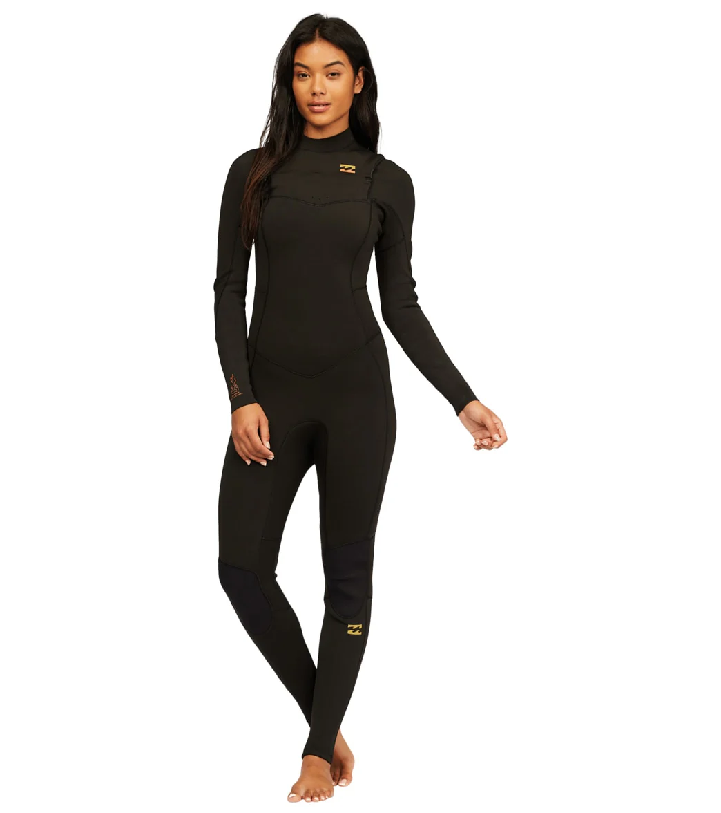 Billabong Women's 3/2mm Synergy Chest Zip Long Sleeve Full Wetsuit - Image 5