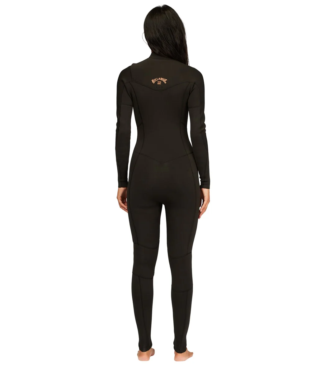 Billabong Women's 3/2mm Synergy Chest Zip Long Sleeve Full Wetsuit - Image 6
