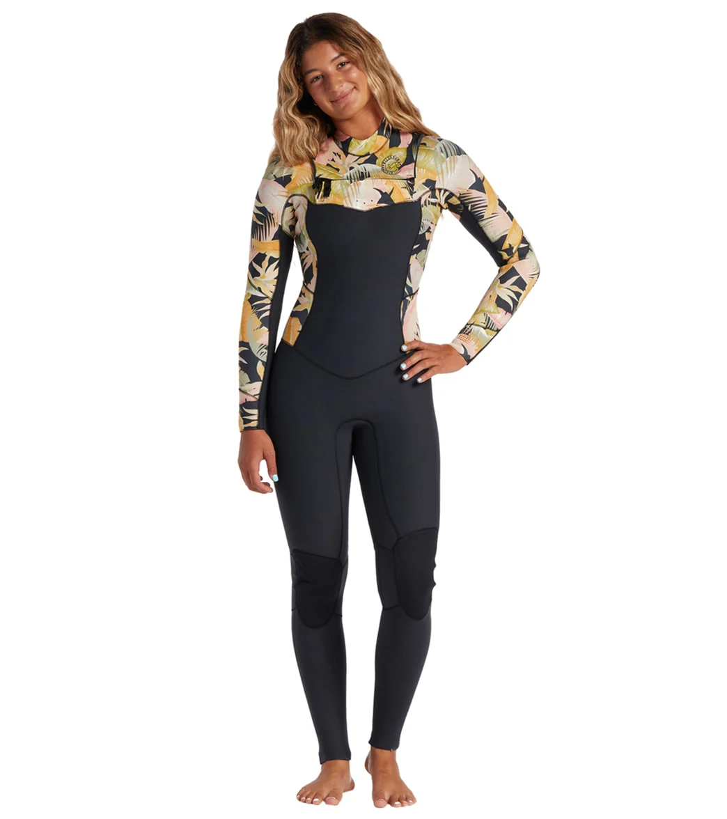 Billabong Women's 4/3mm Salty Dayz Chest Zip Fullsuit Wetsuit - Image 7
