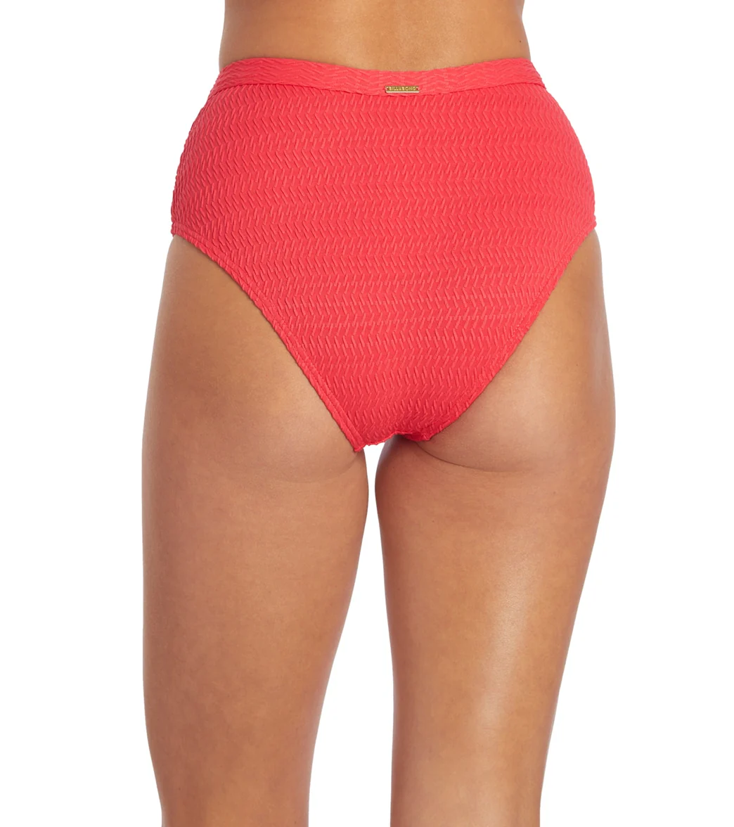 Billabong Women's Chasing Tides Hi Retro Bikini Bottom - Image 3