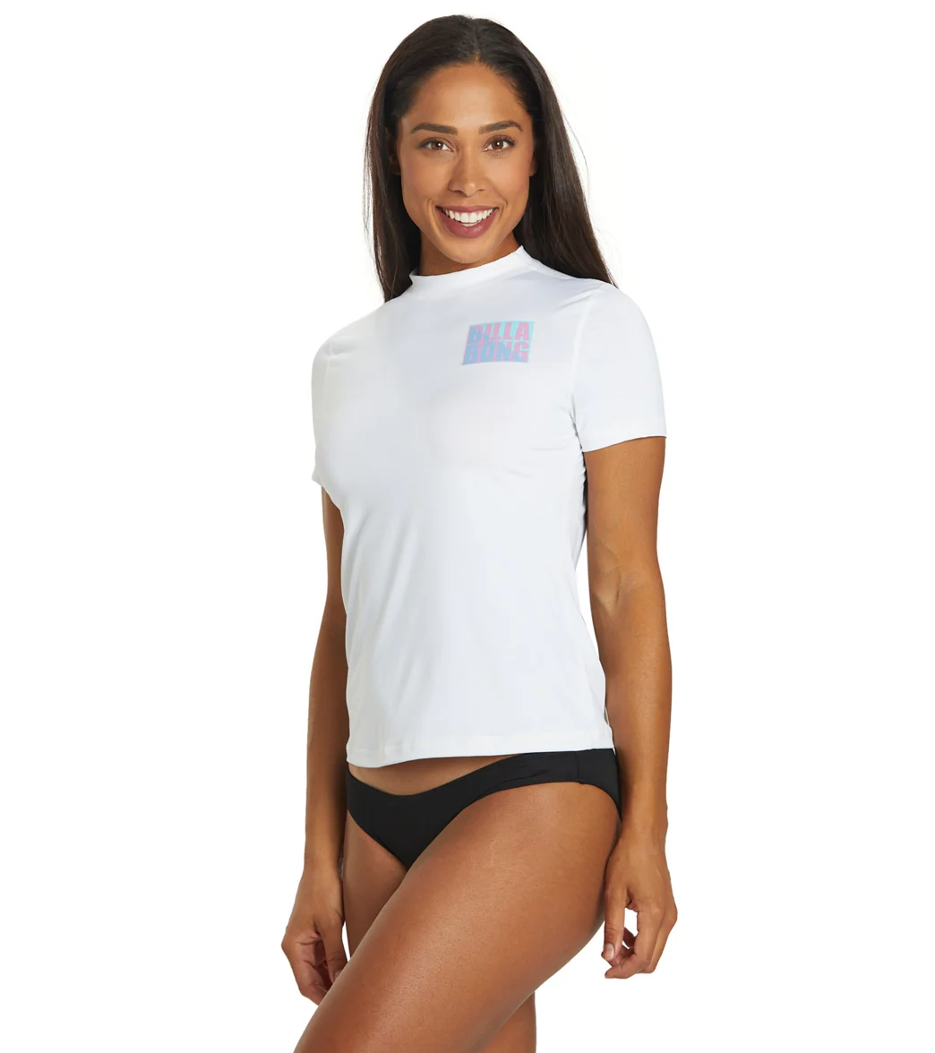 Billabong Women's Core Loose Fit Short Sleeve UPF 50 Surf Shirt - Image 10