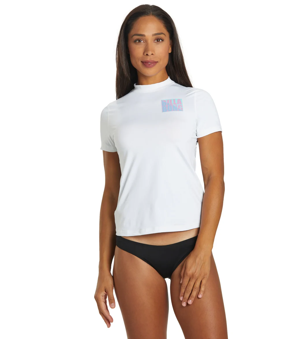 Billabong Women's Core Loose Fit Short Sleeve UPF 50 Surf Shirt - Image 12