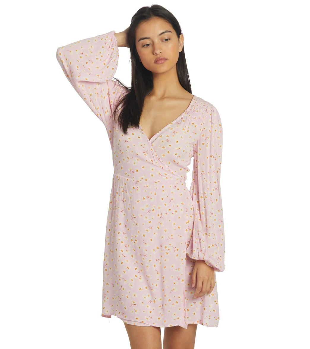 Billabong Women's Spring Romance Mini Wrap Dress - Image 7