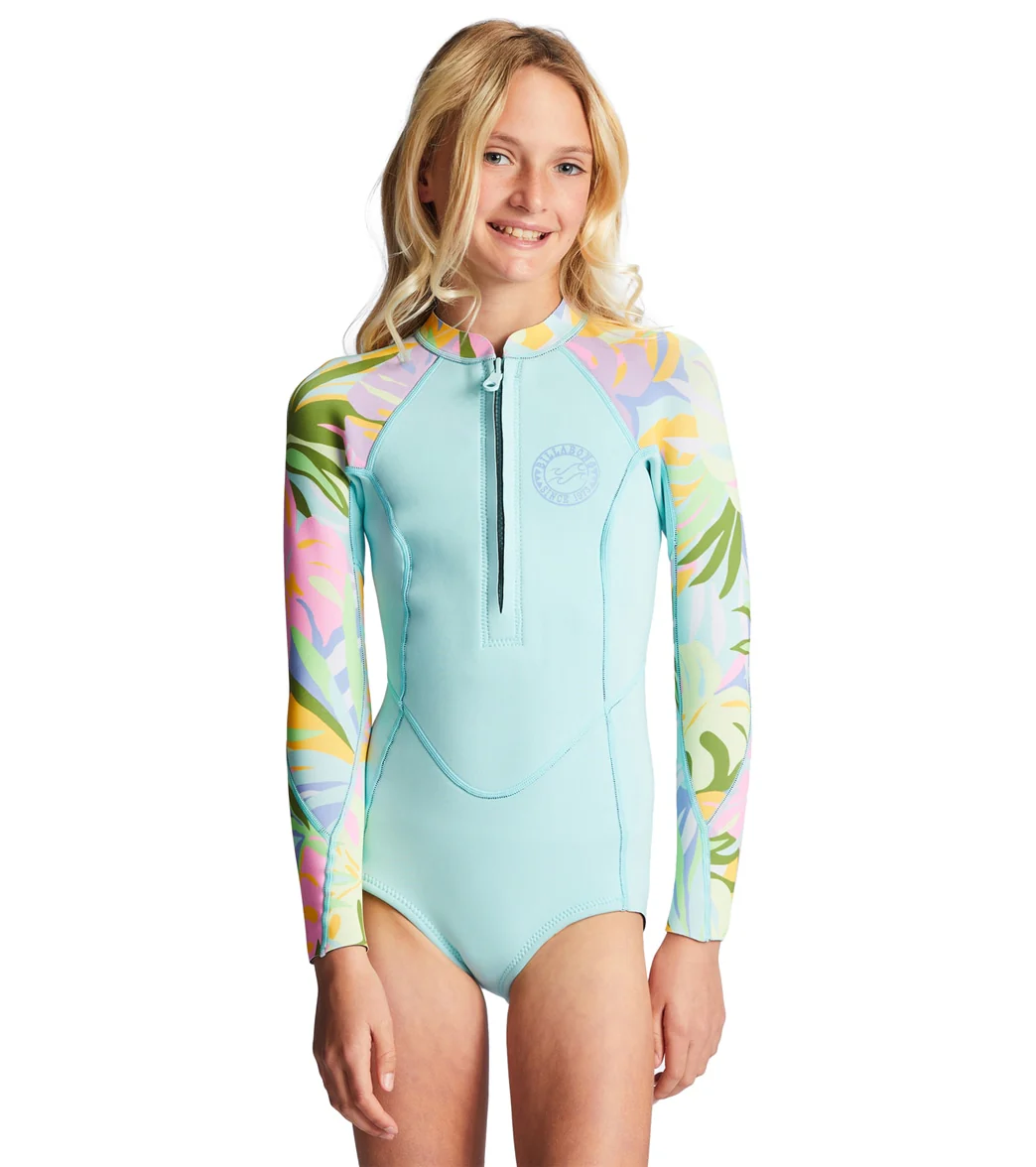 Billabong Youth 2mm Salty Dayz Long Sleeve Springsuit Wetsuit