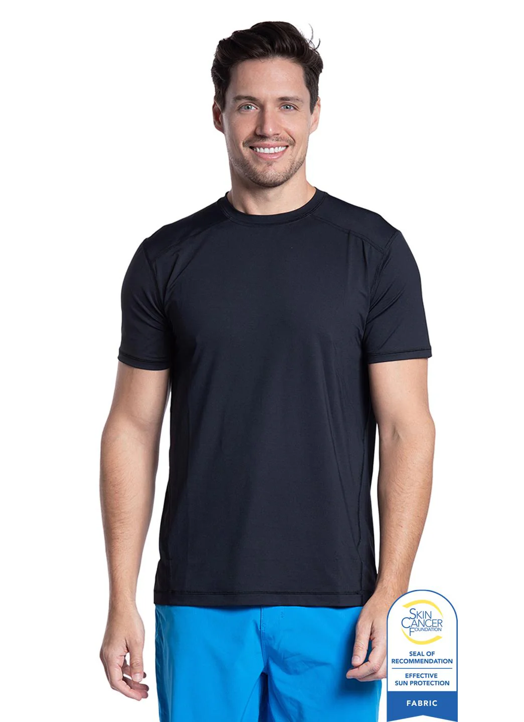 Bloq UV Men's Short Sleeve Crew UPF 50 Swim Shirt - Image 13