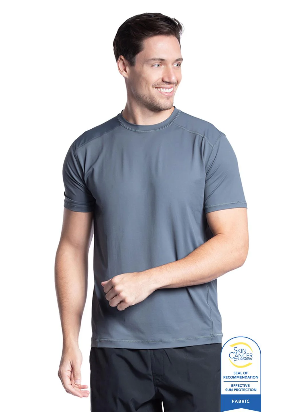 Bloq UV Men's Short Sleeve Crew UPF 50 Swim Shirt - Image 7
