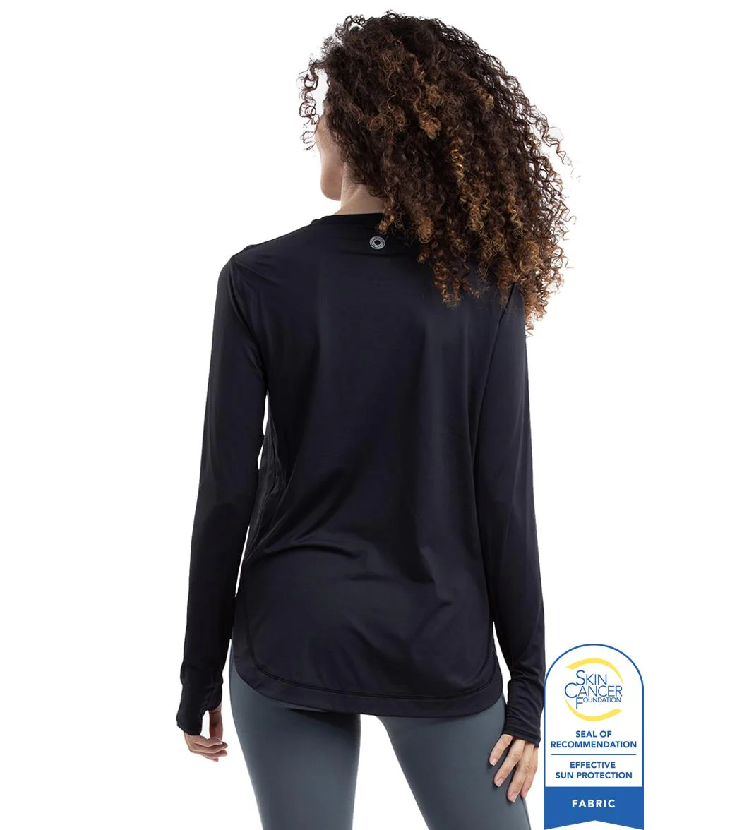Bloq UV Women's Relaxed Scallop Long Sleeve UPF 50 Sun Shirt - Image 12