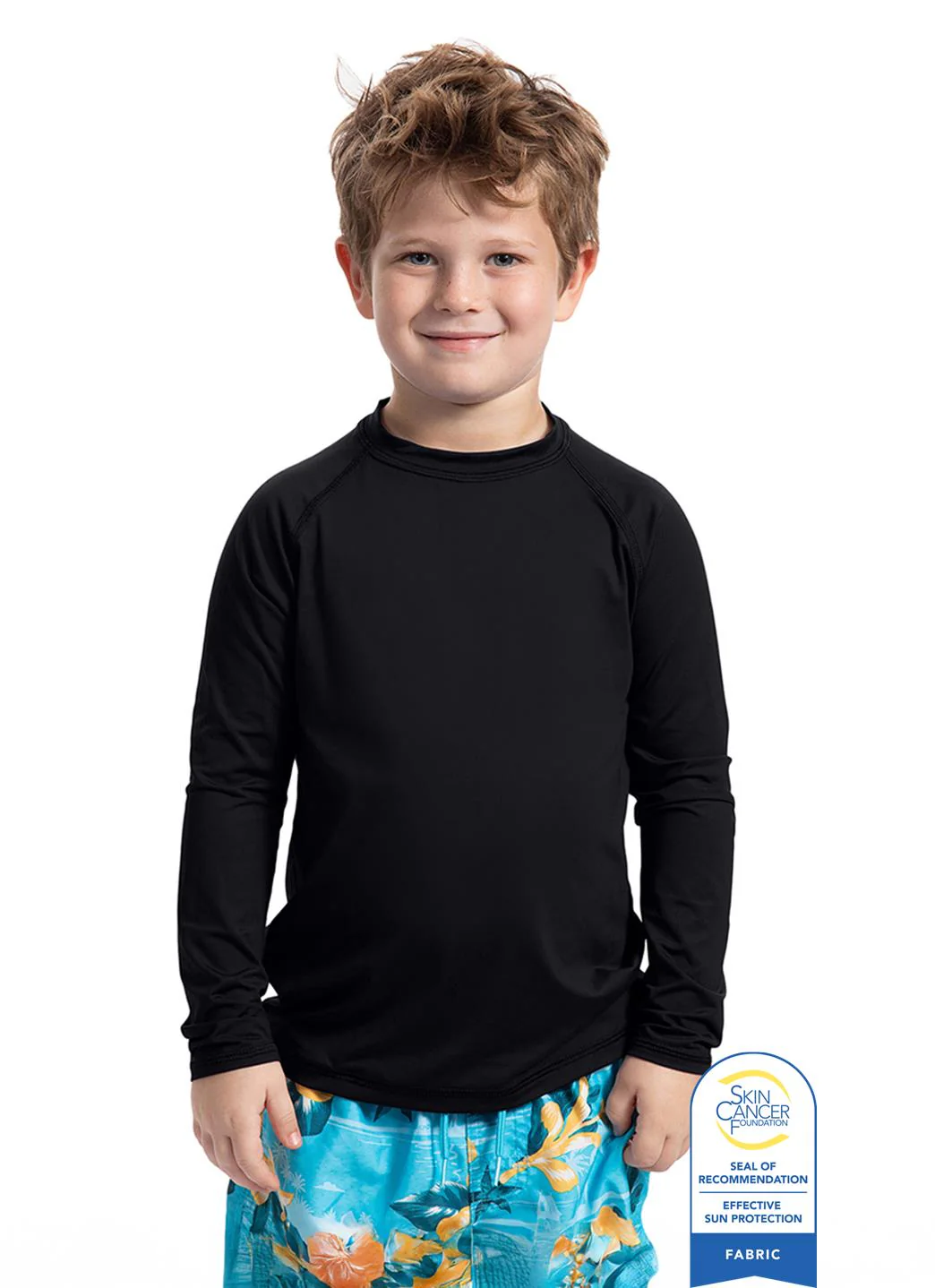 Bloq UV Youth Crew Neck Long Sleeve UPF 50 Swim Shirt - Image 3
