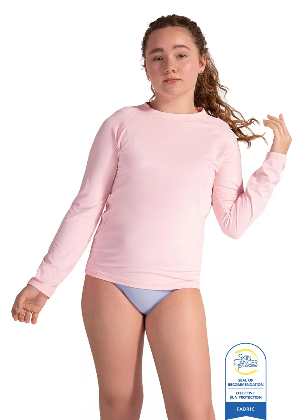 Bloq UV Youth Crew Neck Long Sleeve UPF 50 Swim Shirt - Image 31