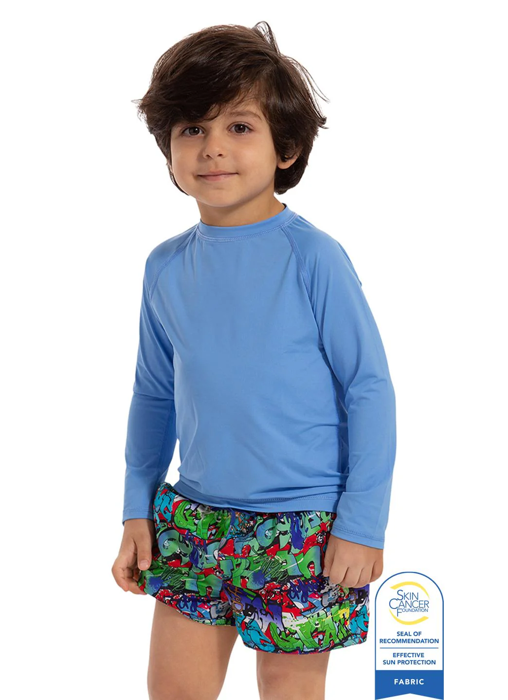 Bloq UV Youth Crew Neck Long Sleeve UPF 50 Swim Shirt - Image 36