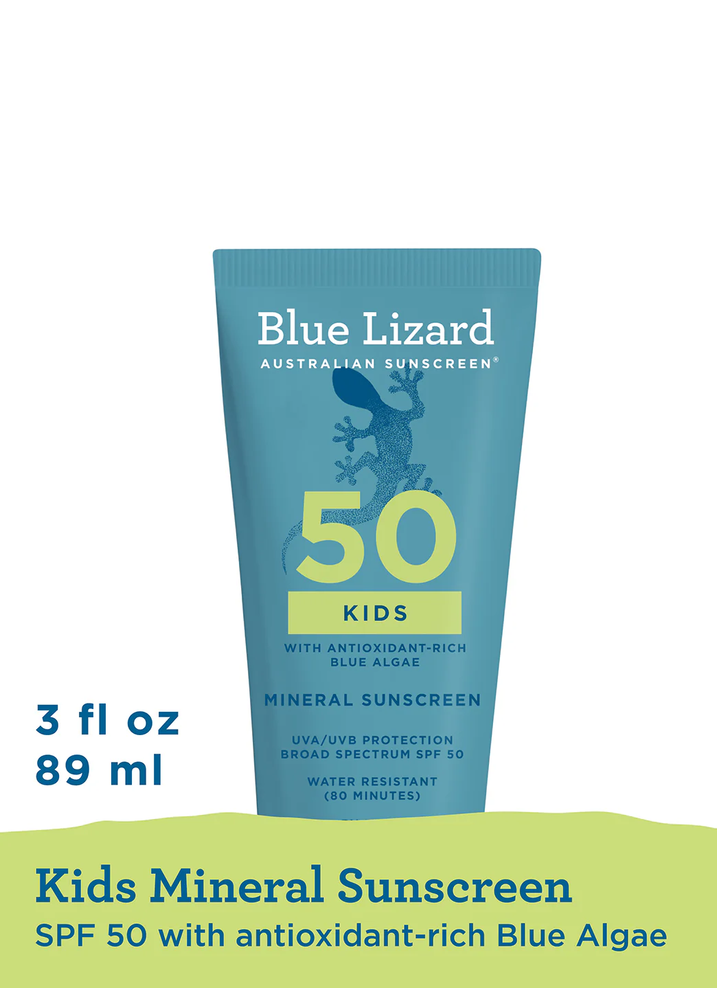 Blue Lizard Kids' Mineral SPF 50 Sunscreen Lotion Tube 3 oz - Image 3