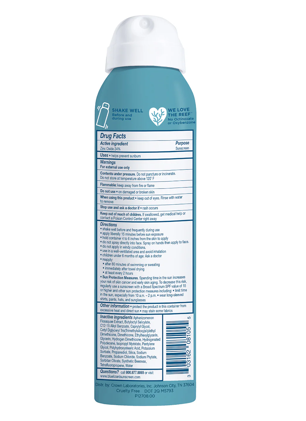 Blue Lizard Kids' Mineral SPF 50 Sunscreen Spray 5 oz - Image 2