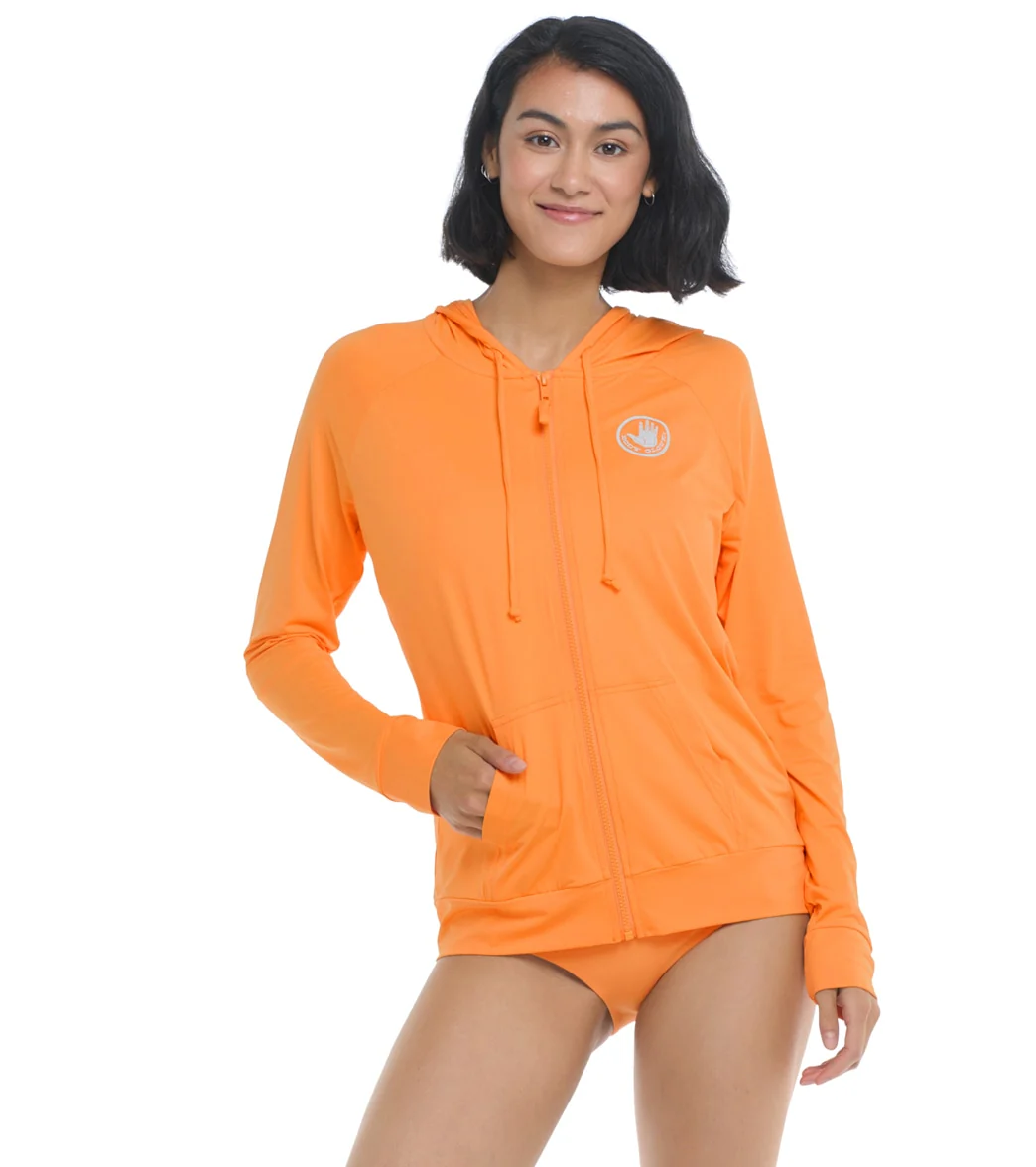 Body Glove Women's Adeline Long Sleeve Hoodie UPF 50 Rash Guard Jacket - Image 18
