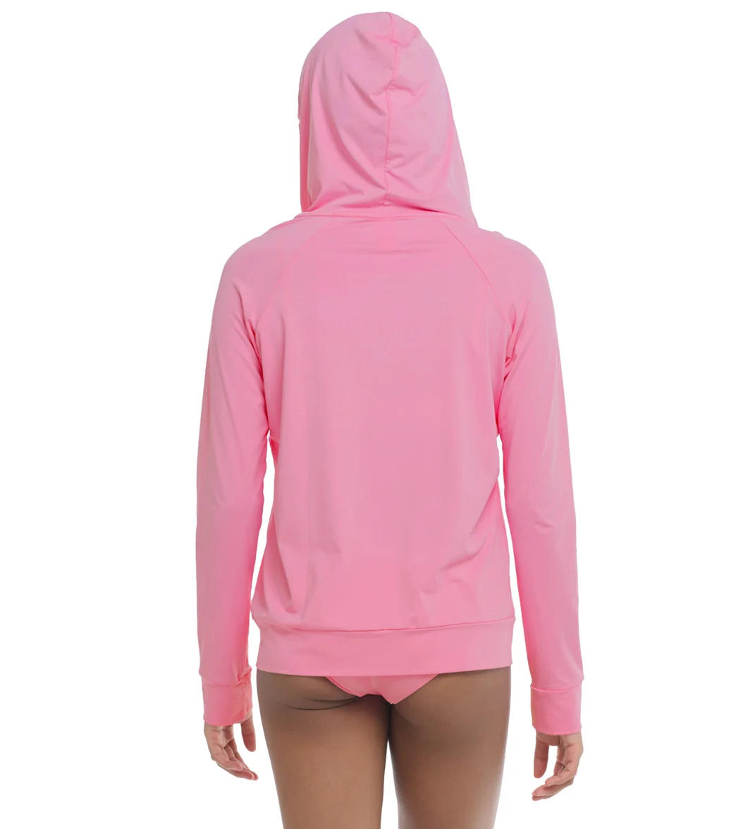 Body Glove Women's Adeline Long Sleeve Hoodie UPF 50 Rash Guard Jacket - Image 27