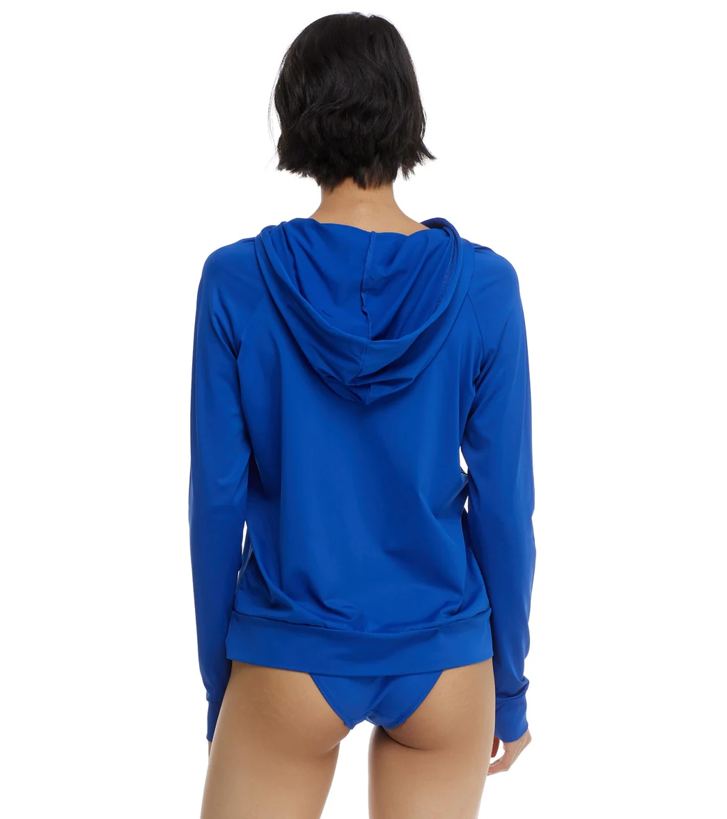 Body Glove Women's Adeline Long Sleeve Hoodie UPF 50 Rash Guard Jacket - Image 39