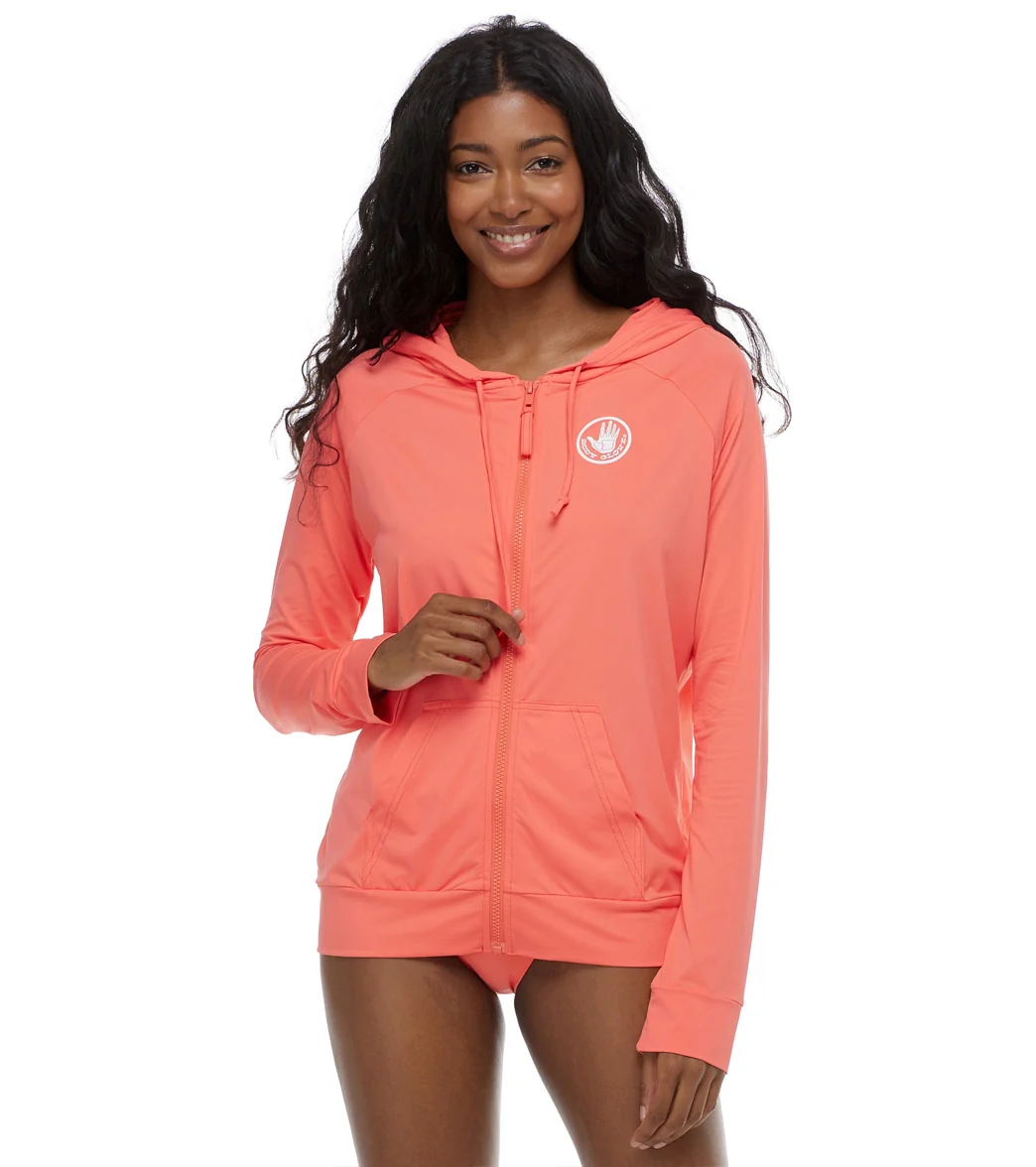 Body Glove Women's Adeline Long Sleeve Hoodie UPF 50 Rash Guard Jacket - Image 56