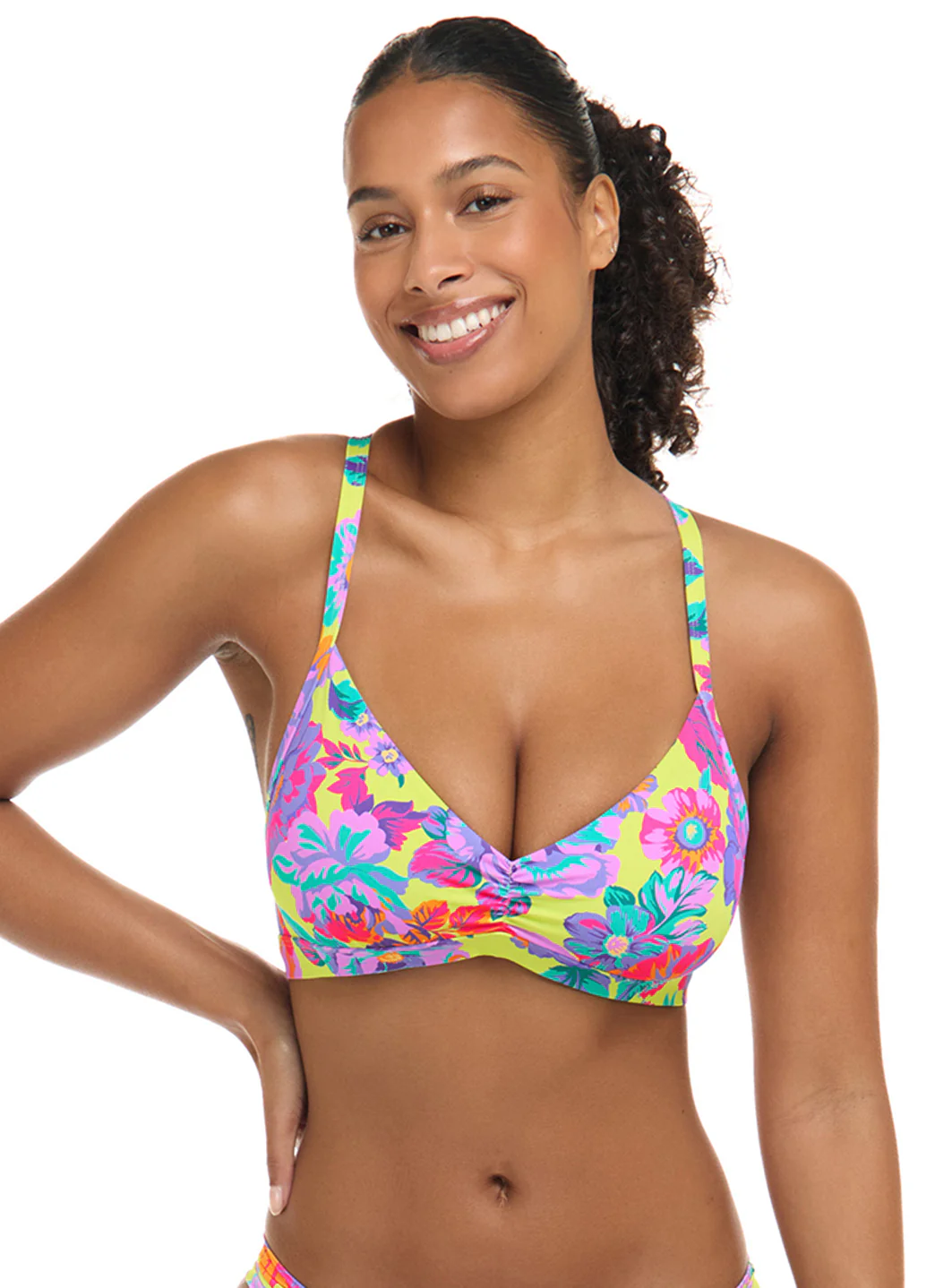 Body Glove Women's Romy Drew Tie Back Bikini Top (D-F Cup) - Image 2