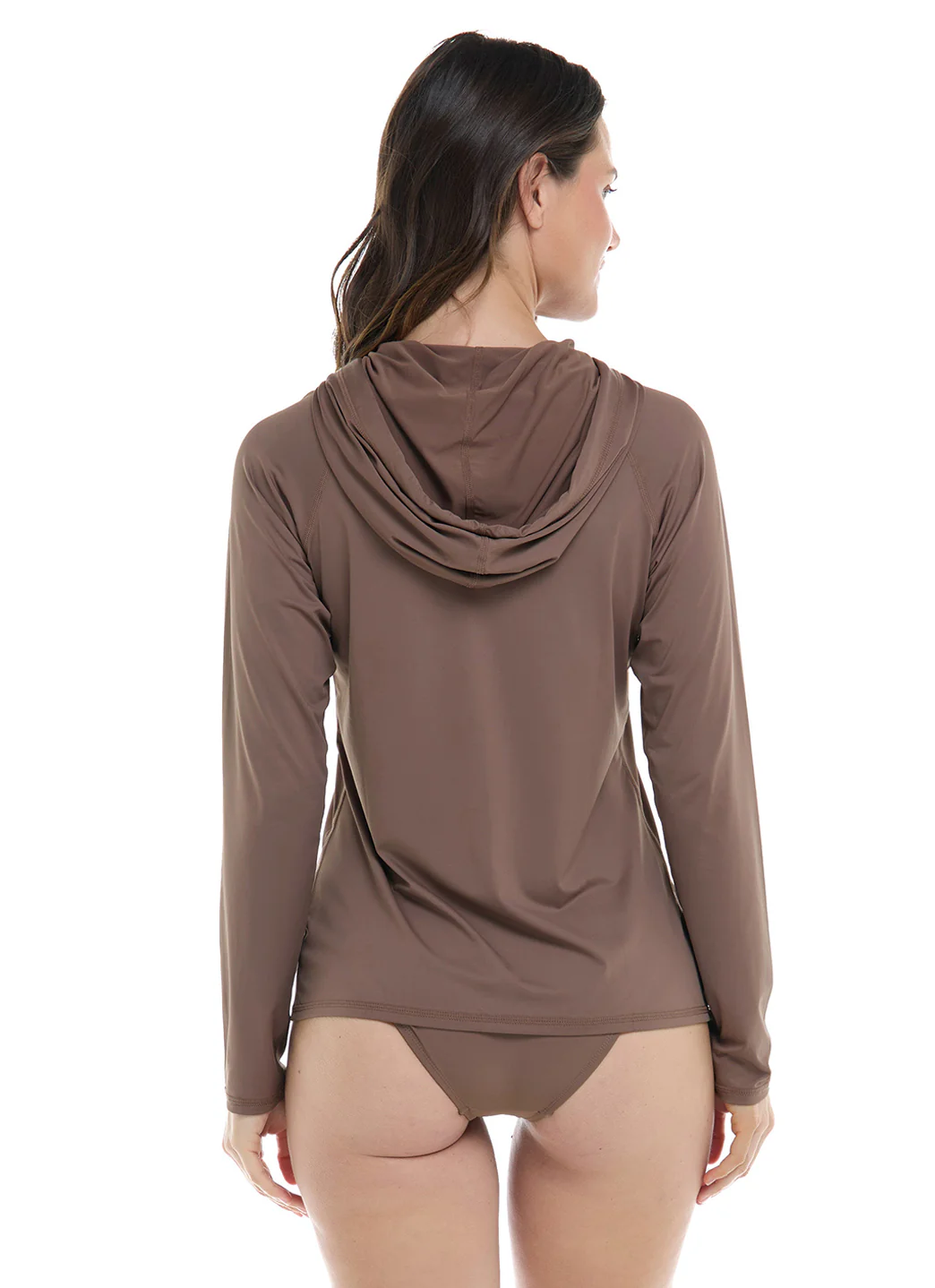 Body Glove Women's Smoothies Barbara Longsleeve UPF 50 Hooded Rash Guard - Image 10