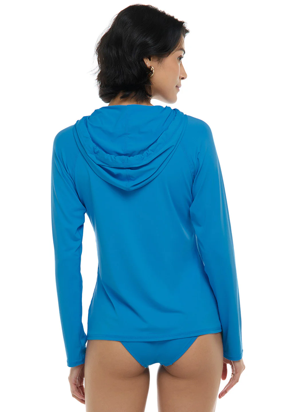 Body Glove Women's Smoothies Barbara Longsleeve UPF 50 Hooded Rash Guard - Image 23