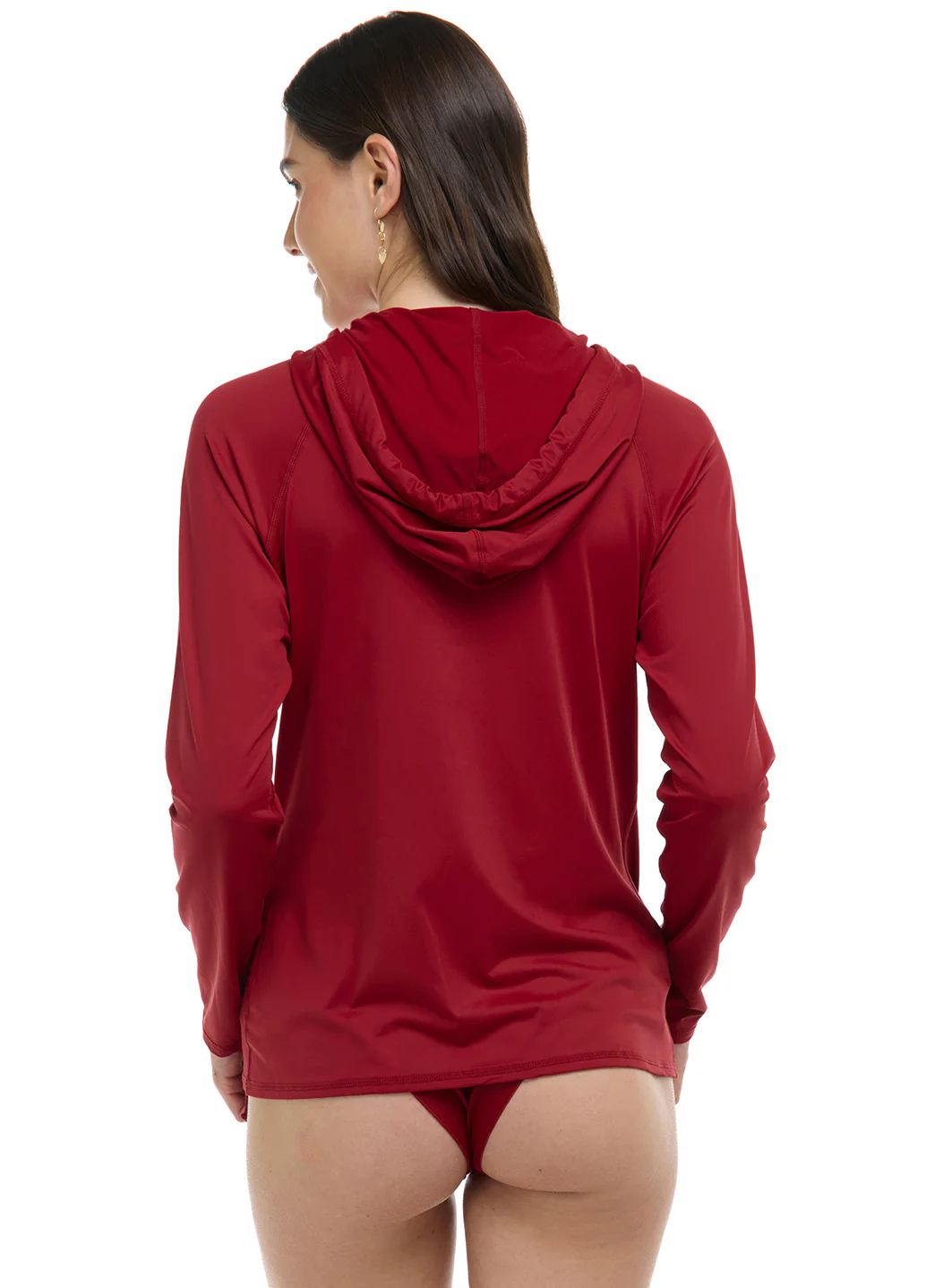 Body Glove Women's Smoothies Barbara Longsleeve UPF 50 Hooded Rash Guard - Image 31