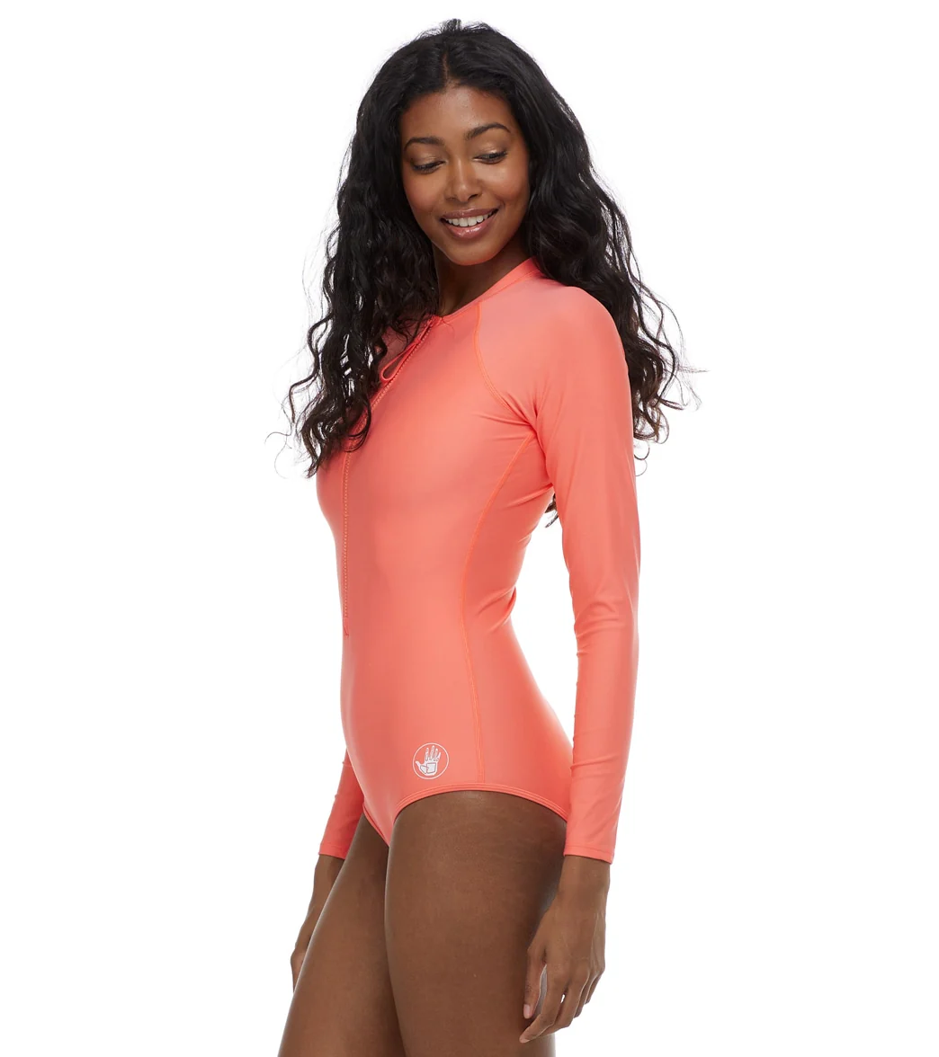 Body Glove Women's Smoothies Chanel Long Sleeve One Piece Swimsuit - Image 62