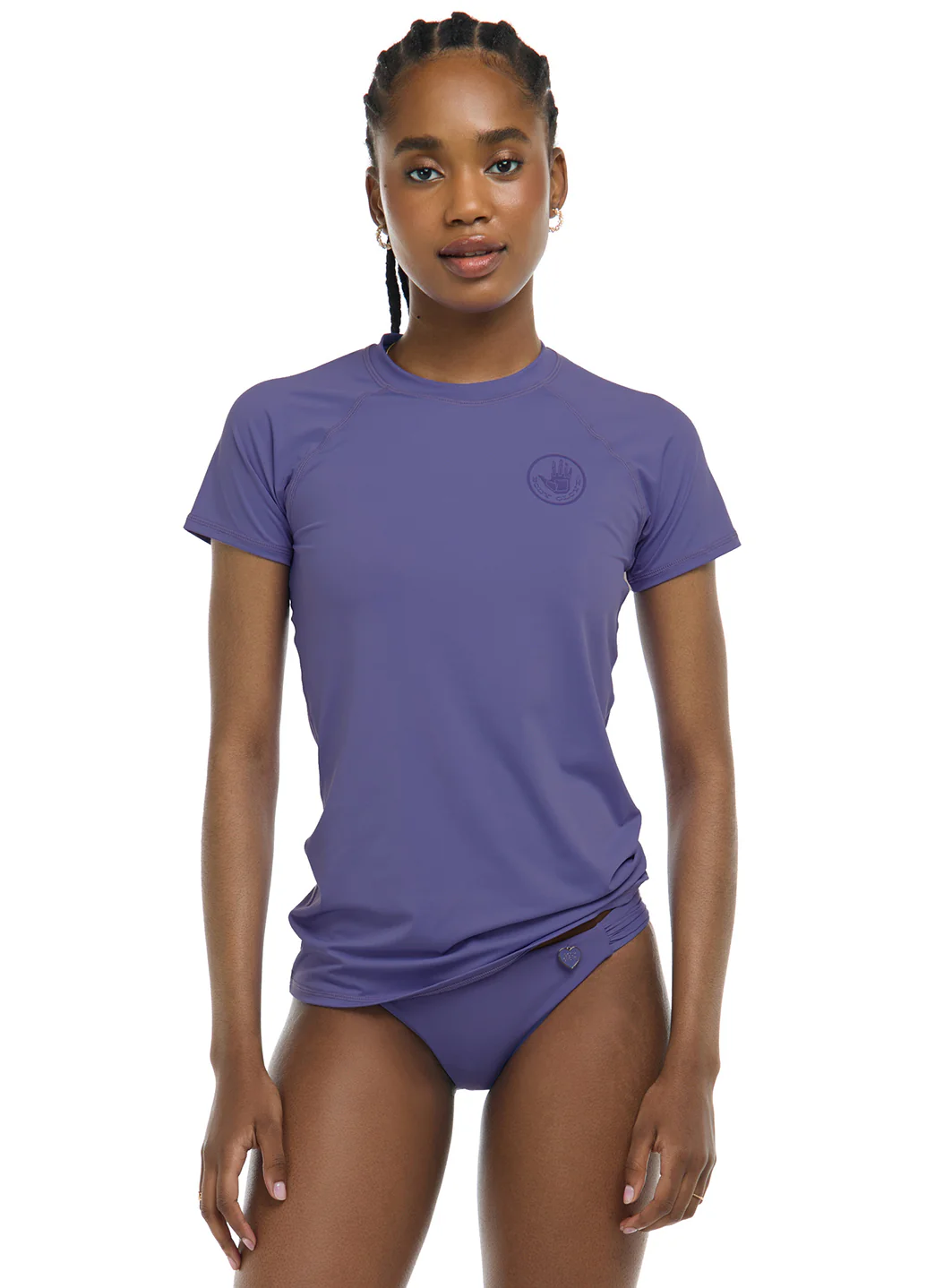 Body Glove Women's Smoothies In Motion Short Sleeve Rashguard - Image 32