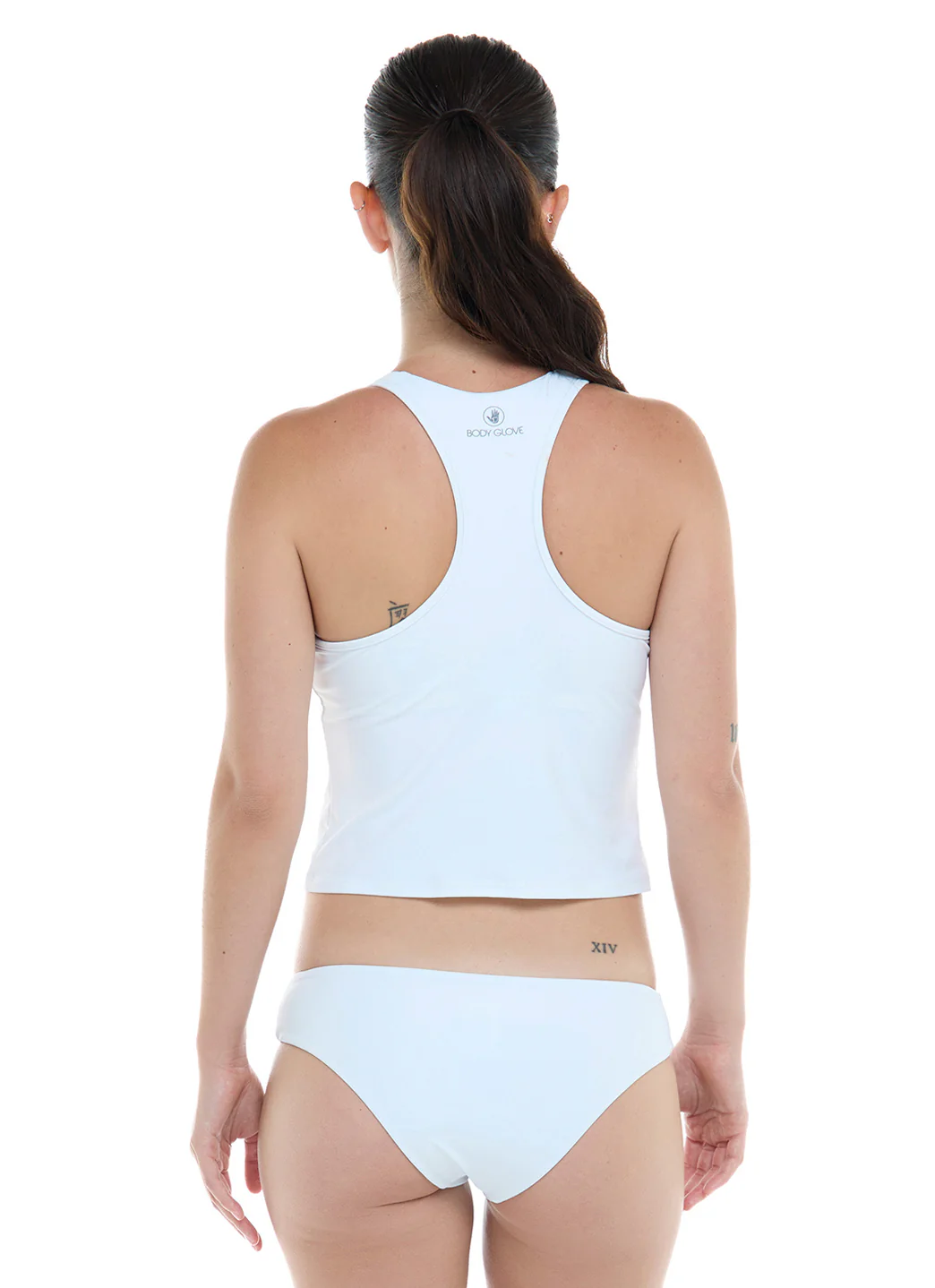 Body Glove Women's Smoothies Reva Racer Back Crop Tankini Top - Image 28