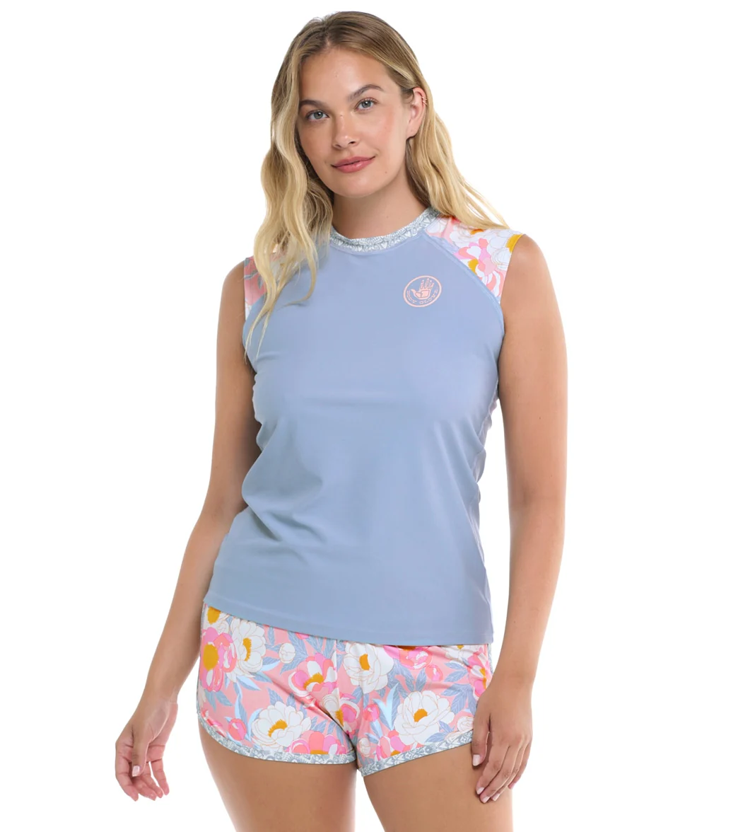 Body Glove Women's Wayta Exhale Short Sleeve UPF 50 Rash Guard - Image 5
