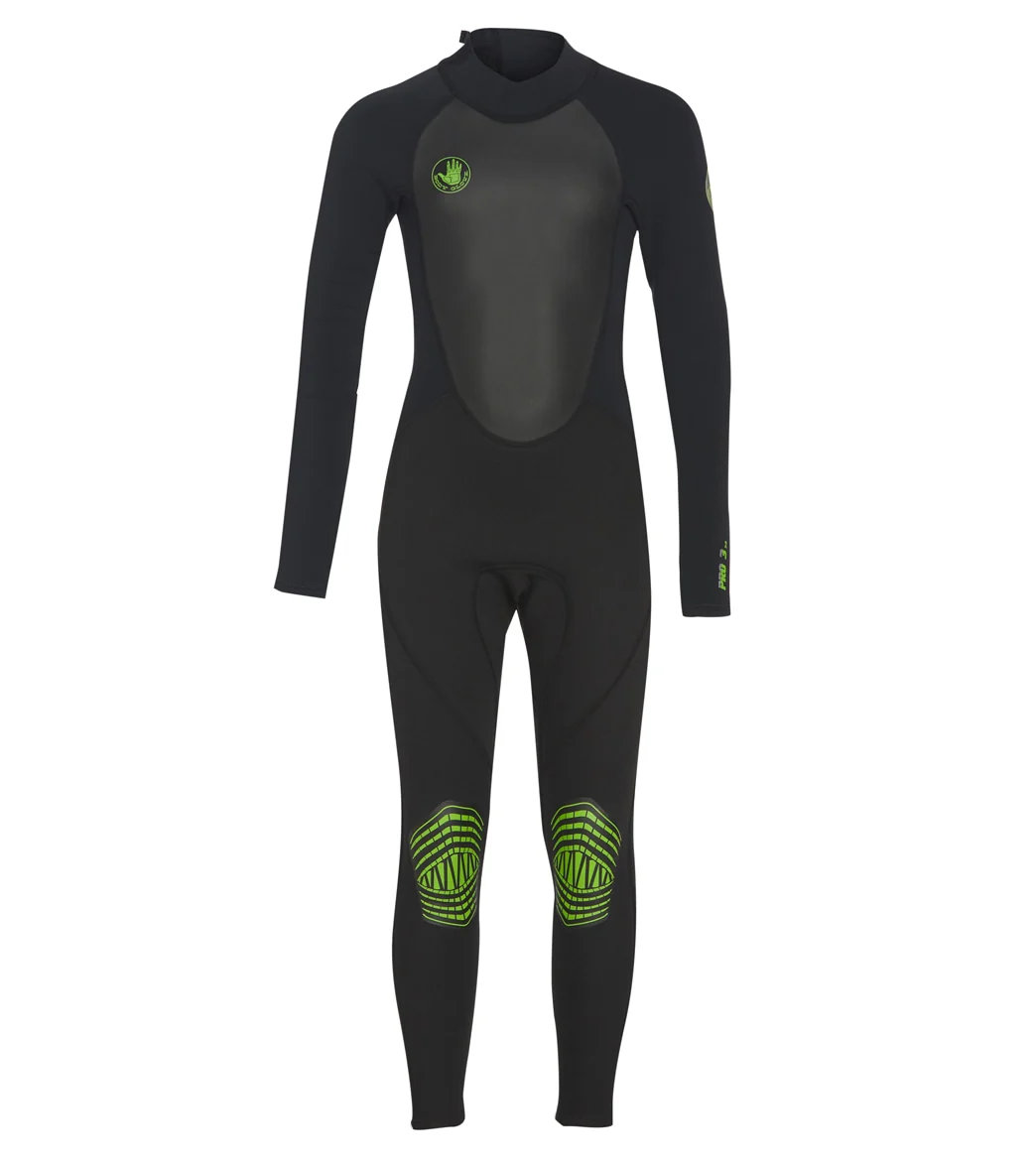 Body Glove Youth 3/2 mm PRO 3 Back Zip Fullsuit Wetsuit
