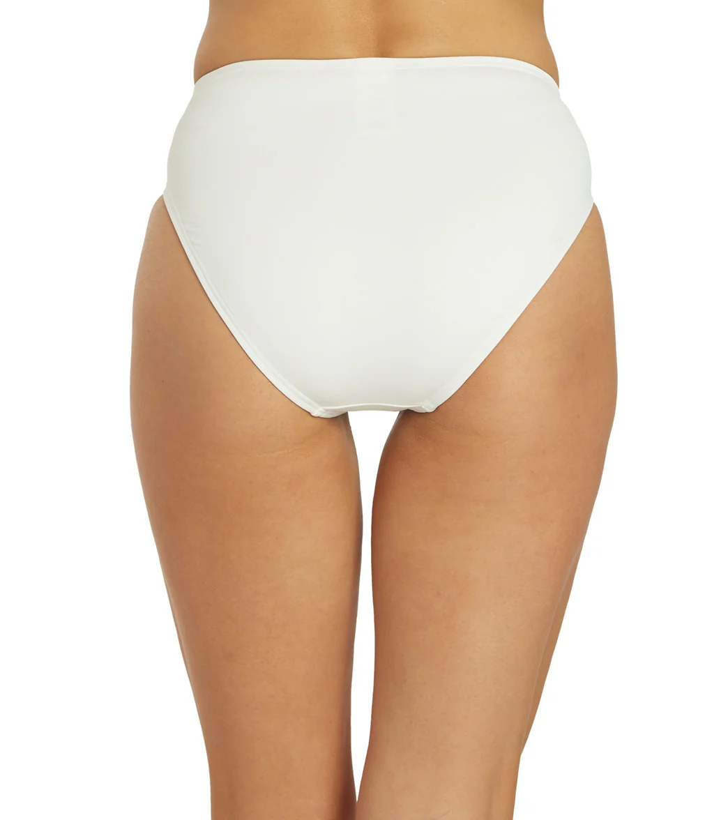 Carmen Marc Valvo Women's Twisted Tides High Waist Bikini Bottom - Image 3