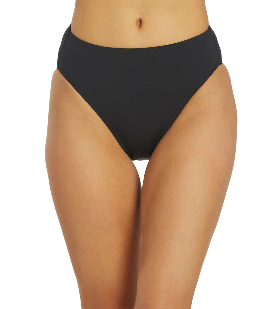 Carmen Marc Valvo Women's Twisted Tides High Waist Bikini Bottom - Image 8