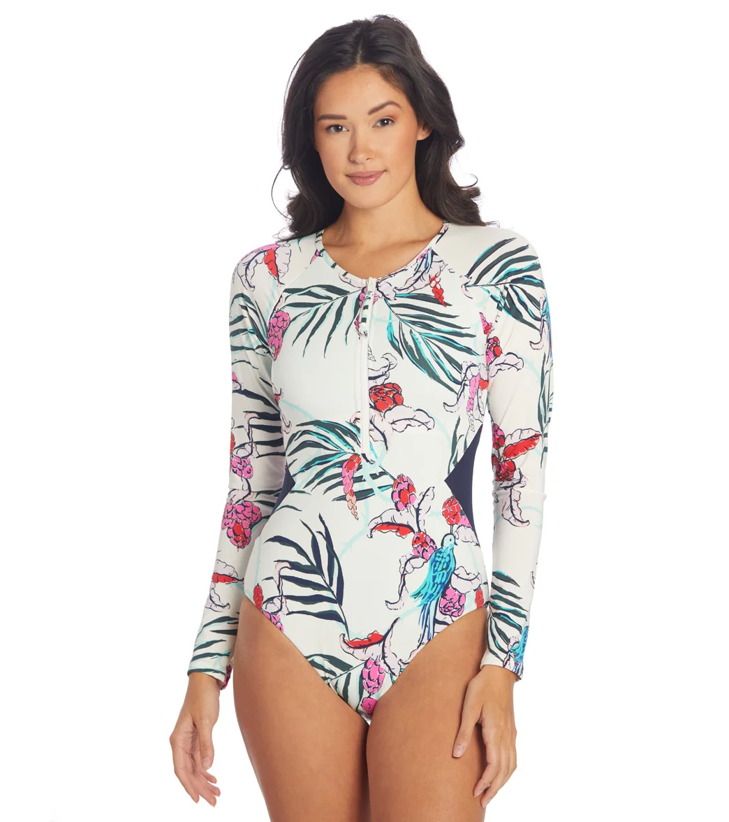 Carve Designs Women's Long Sleeve All Day One Piece Swimsuit - Image 17