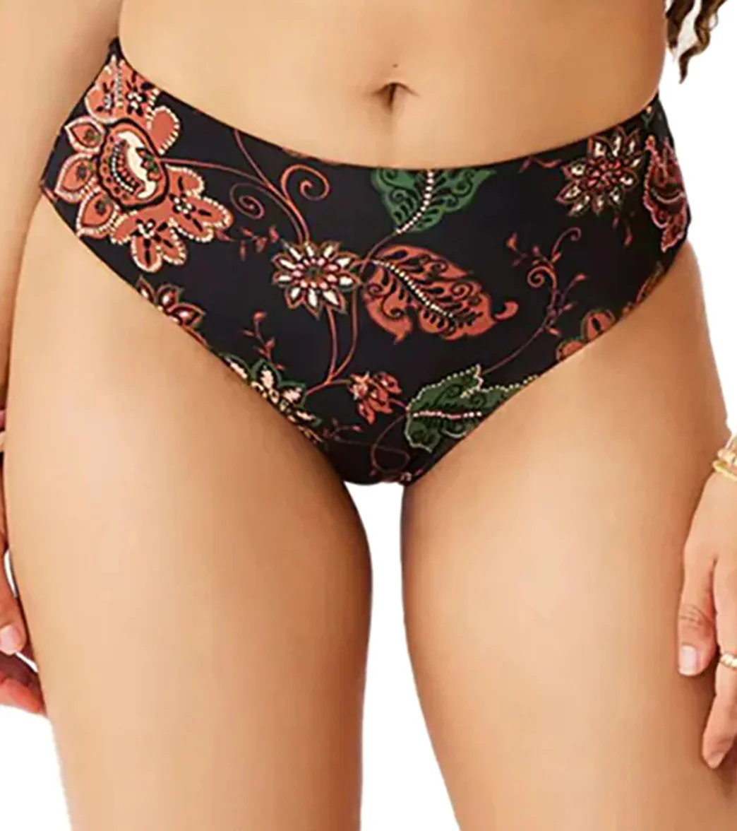 Carve Designs Women's Pipa Mid Rise Cheeky Reversible Bikini Bottom - Image 8