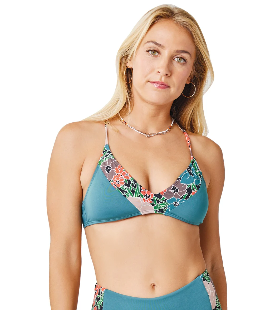 Carve Designs Women's Tamarindo Colorblock Bikini Top - Image 15