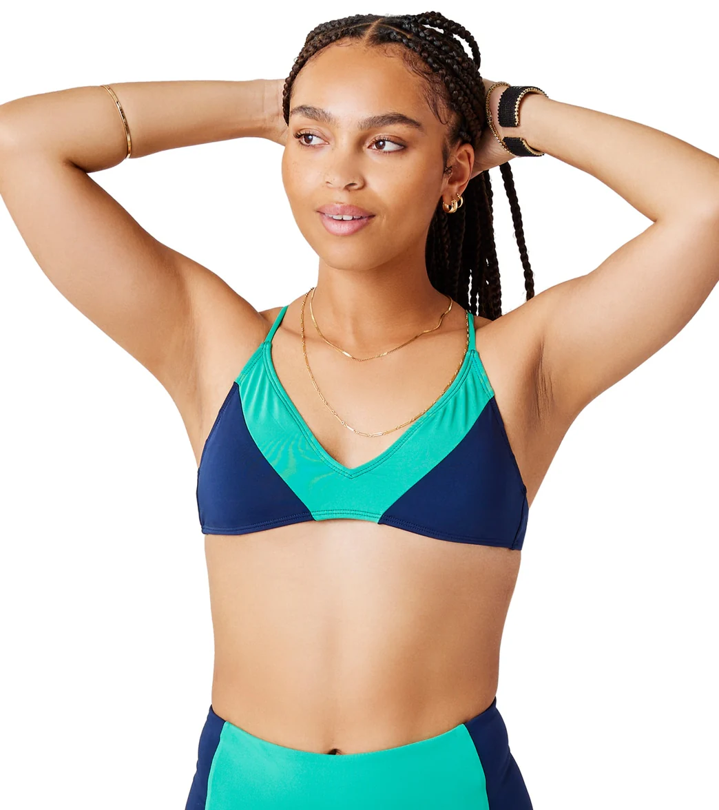 Carve Designs Women's Tamarindo Colorblock Bikini Top - Image 5