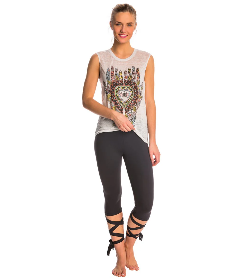 Chaser Heart in Hands Muscle Workout Shirt - Image 4