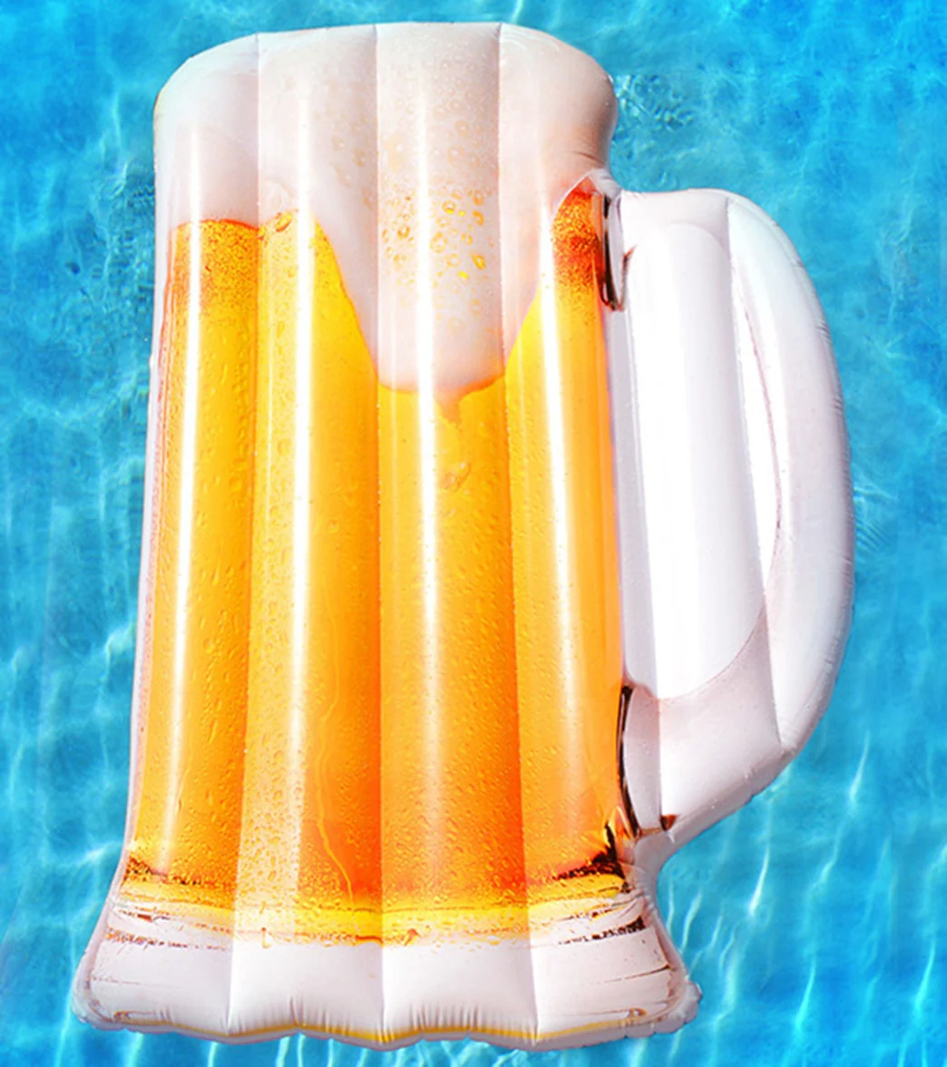 ClubSwim Beer Cheer Inflatable Pool Float Lounger 72" - Image 2