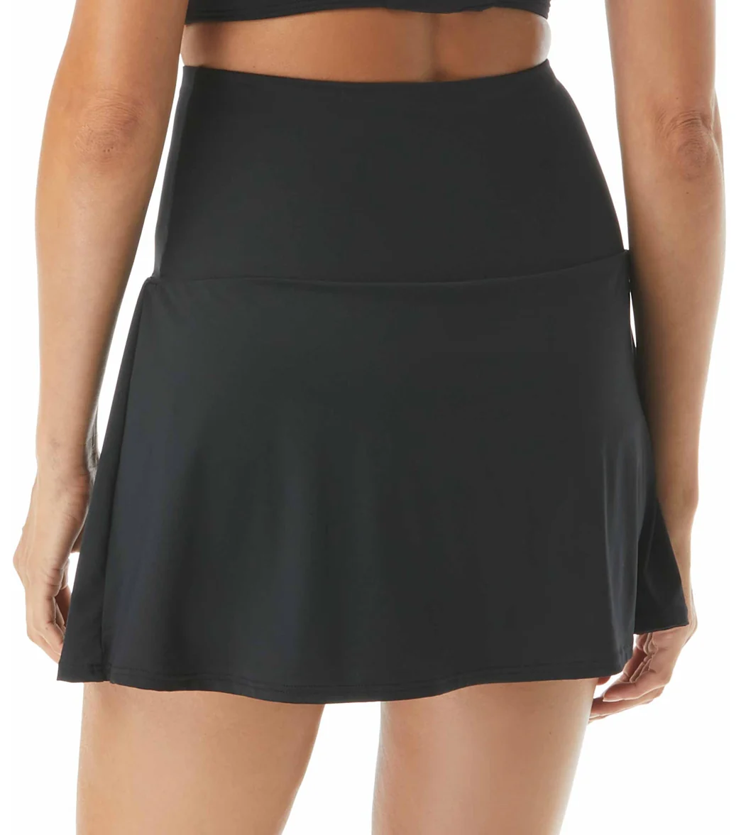 Coco Reef Women's Classic Solids Soar Ultra High Swim Skort - Image 2