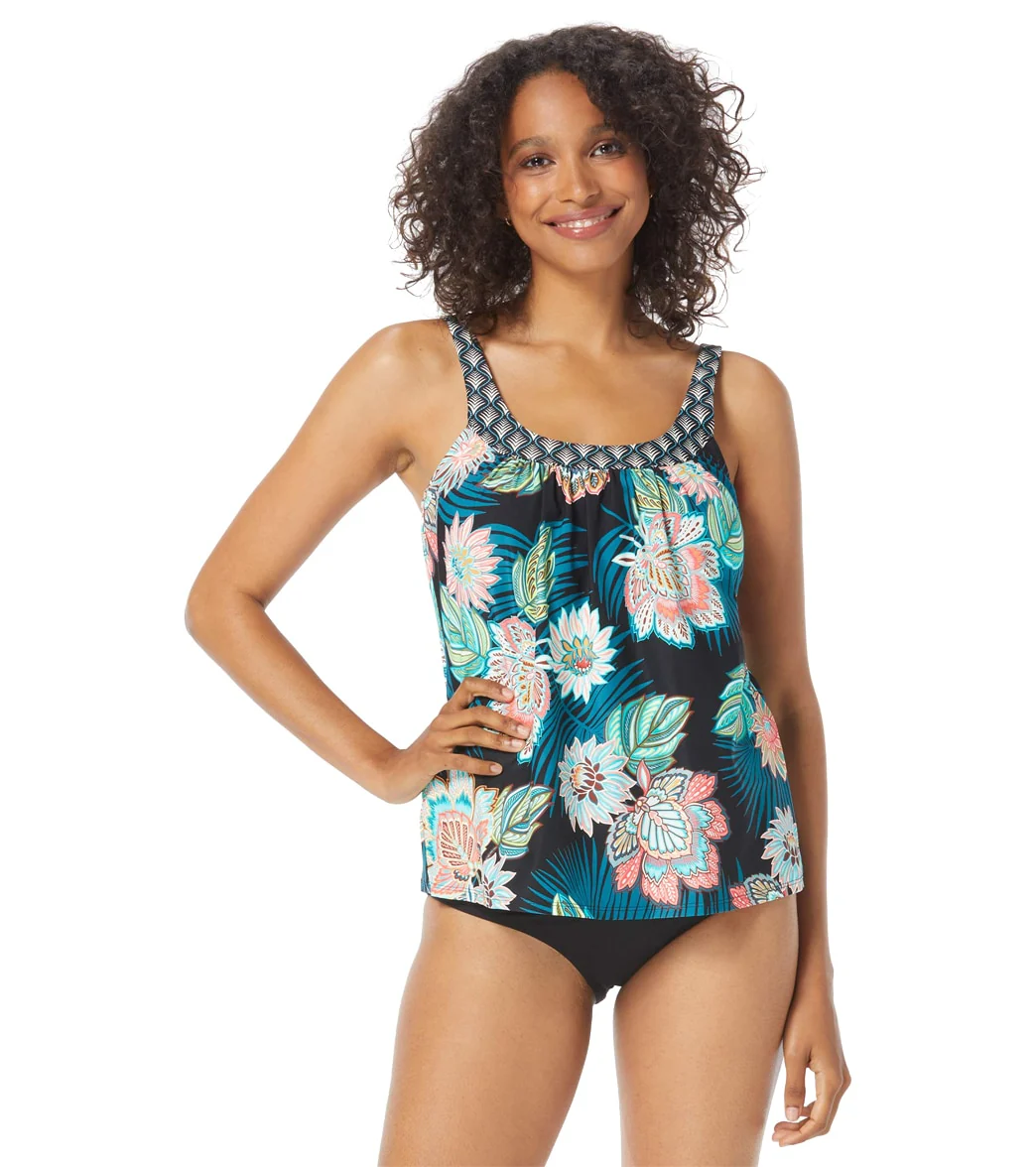 Coco Reef Women's Tropical Lotus Ultra Fit Bra Sized Tankini Top (C/D/DD/E/F Cup) - Image 5