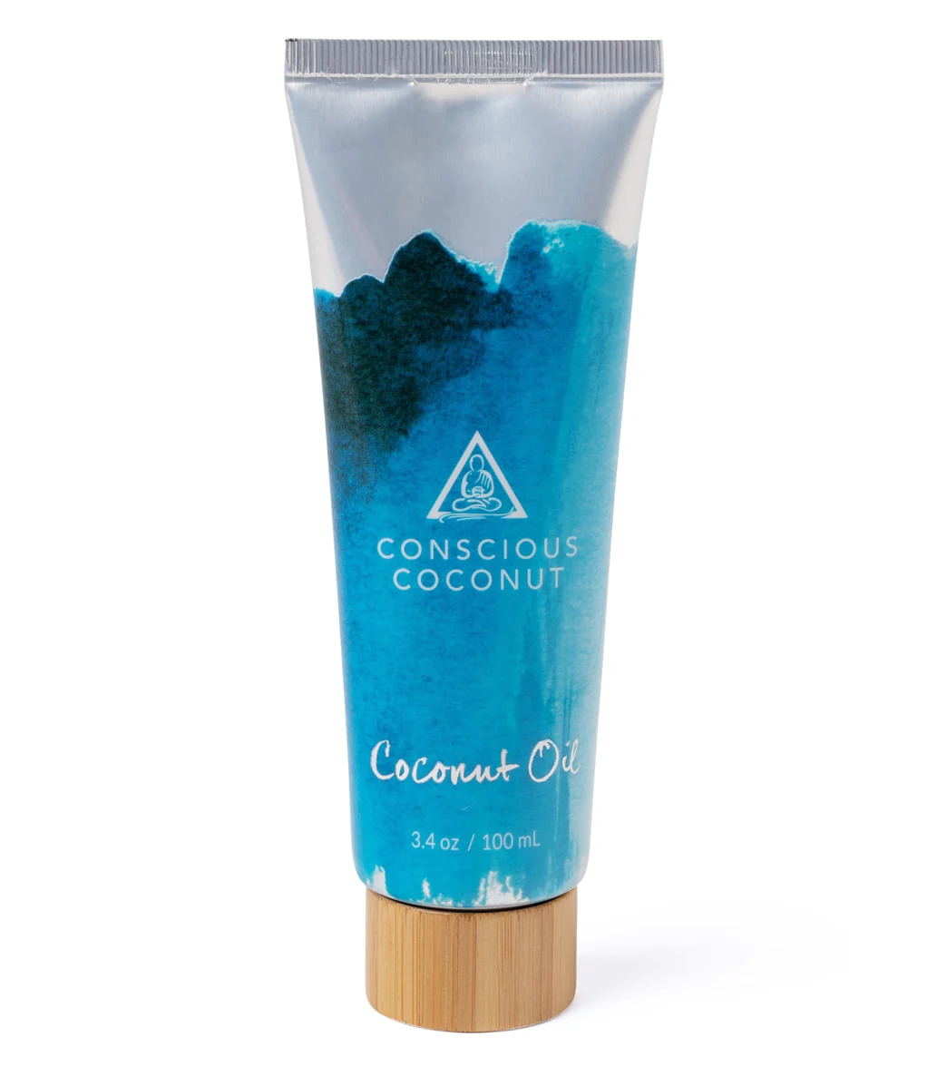 Conscious Coconut Coconut Oil Travel Tube, 3.4 oz.