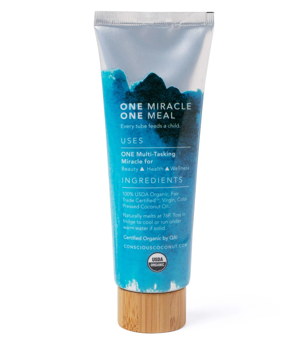 Conscious Coconut Coconut Oil Travel Tube, 3.4 oz. - Image 2