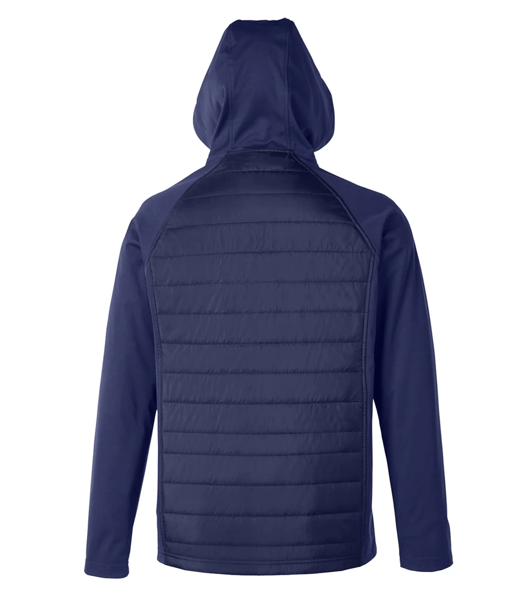 CORE365 Men's Techno Lite Hybrid Hooded Jacket - Image 5