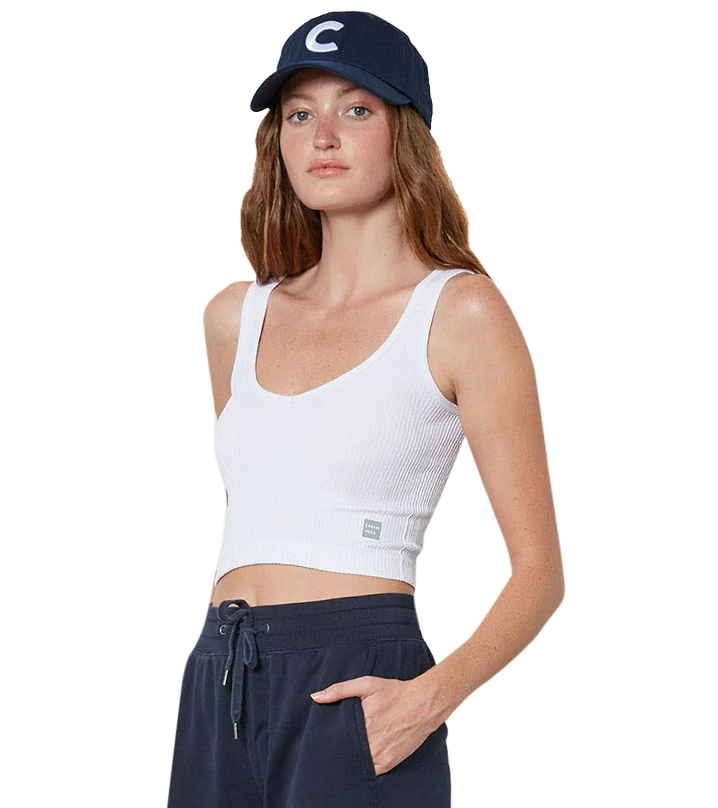 Cream Yoga Cindy Tank Top - Image 12
