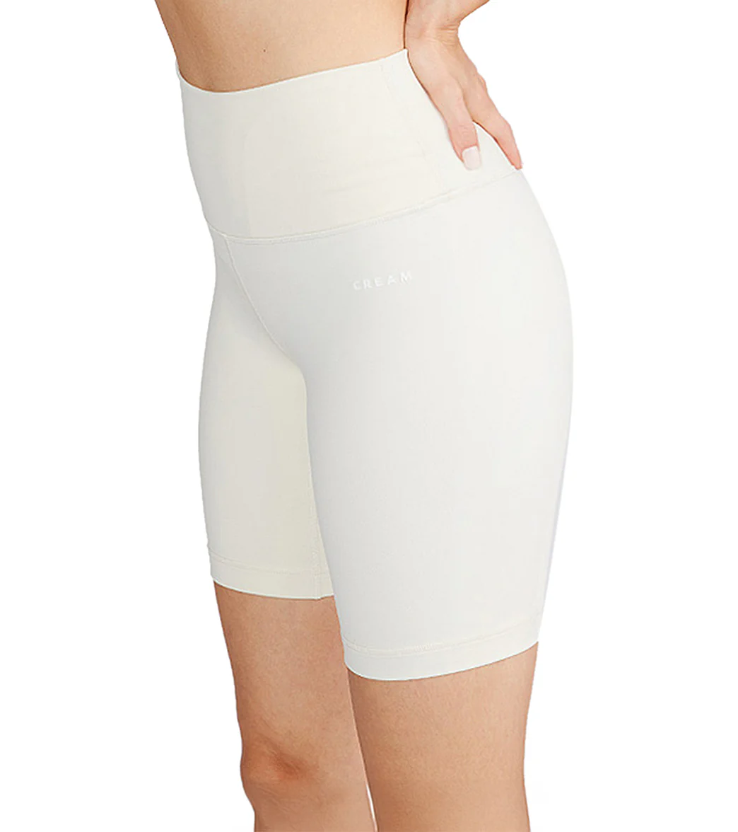 Cream Yoga Drew Biker Shorts 8" - Image 9