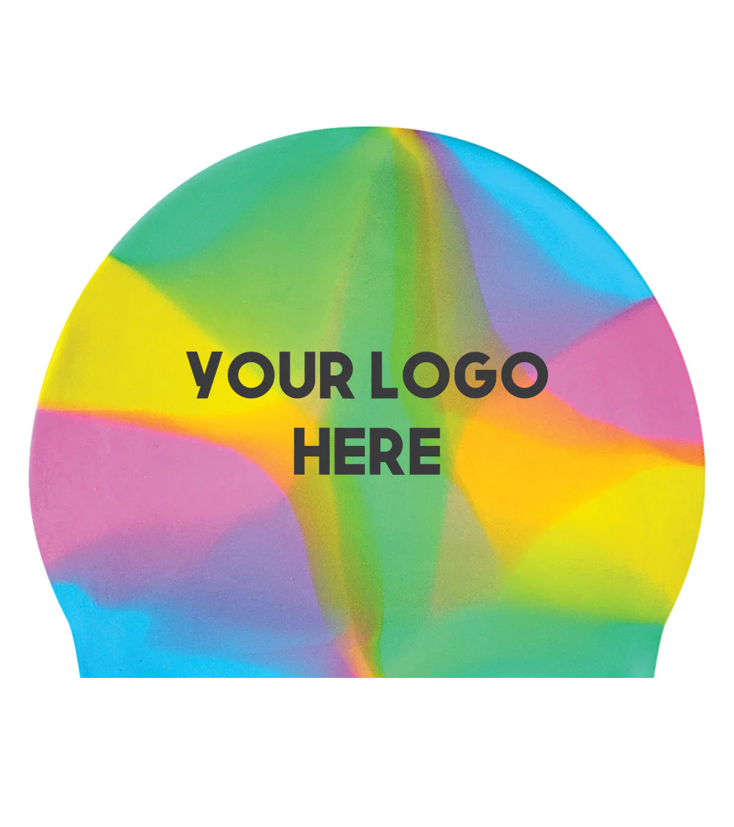 Custom Multicolor Silicone Swim Caps - Image 15