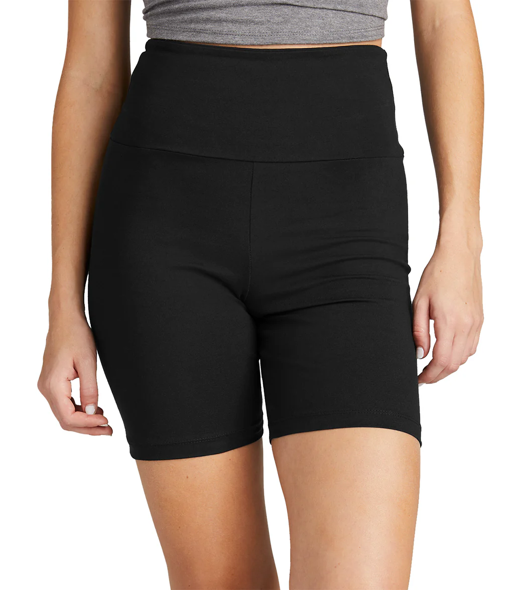 District Women’s Flex High-Waist Bike Shorts - Image 5