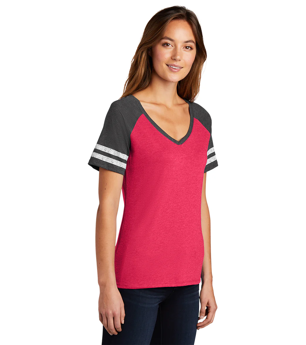 District Women’s Game V-Neck T-Shirt - Image 48