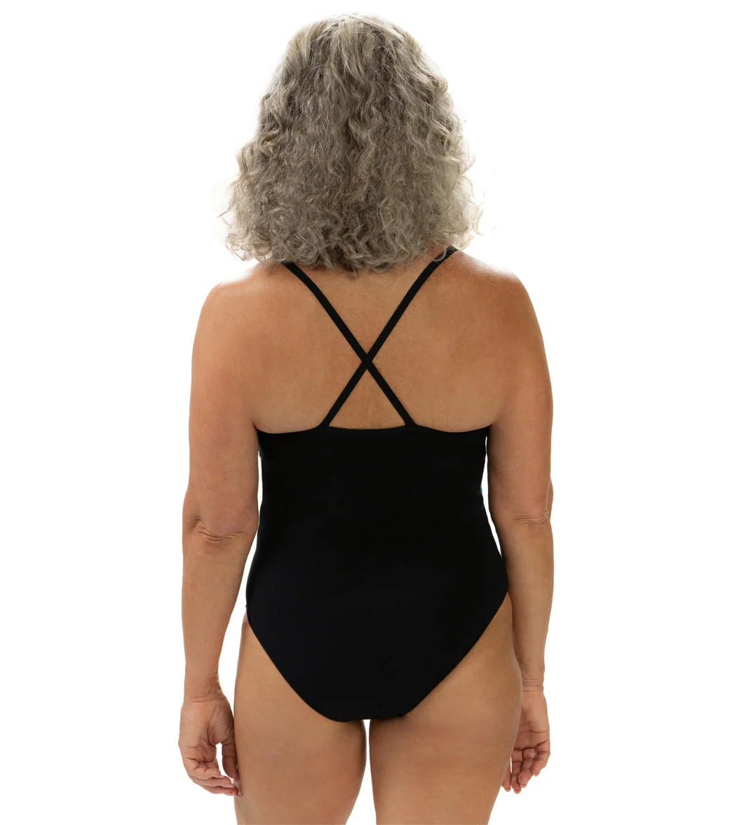 Dolfin Aquashape Women's Color Block Moderate One Piece Swimsuit - Image 2